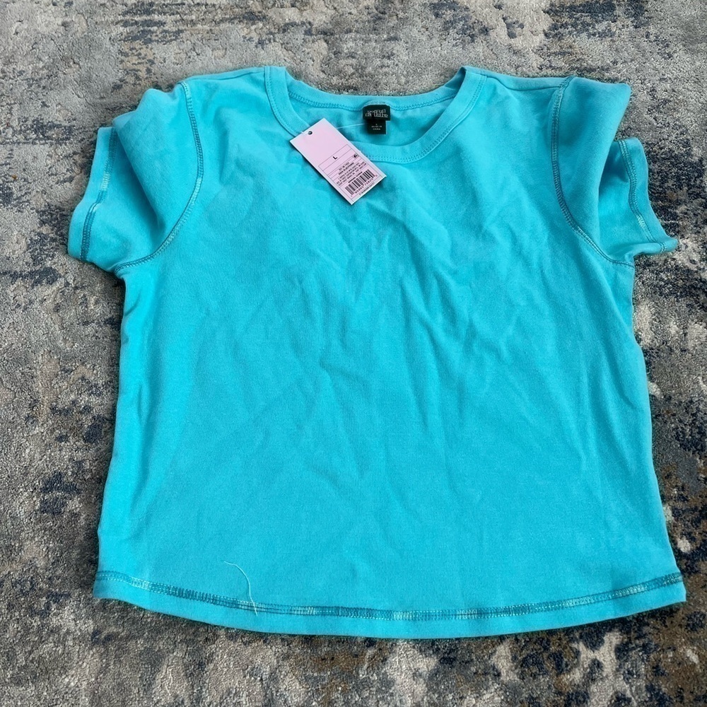 NWT Wild Fable‎ cropped tee size large